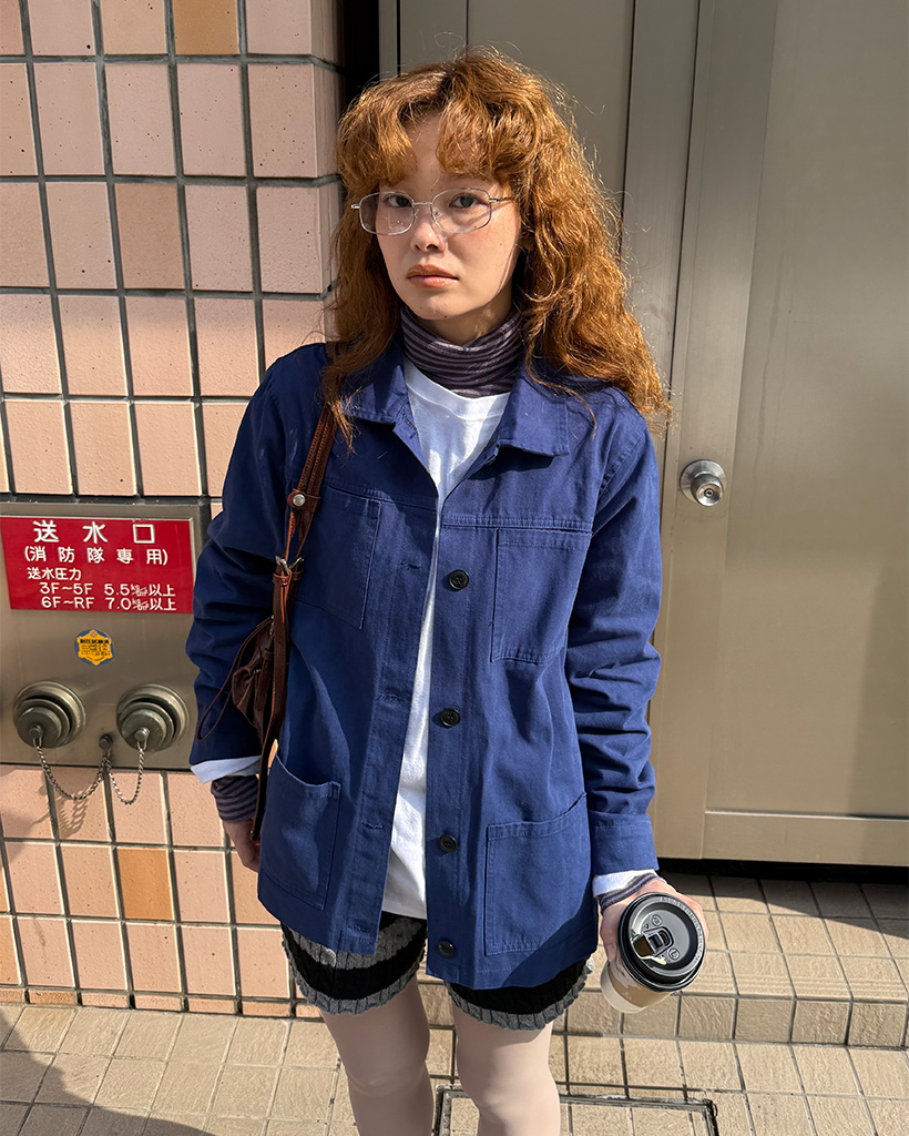 フラップポケットコットンジャケット