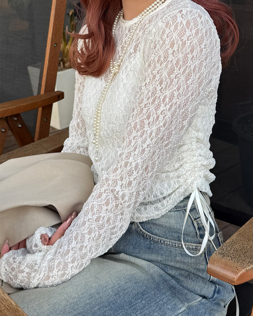 レースシースルーTシャツ | ファッション通販サイト NUGU