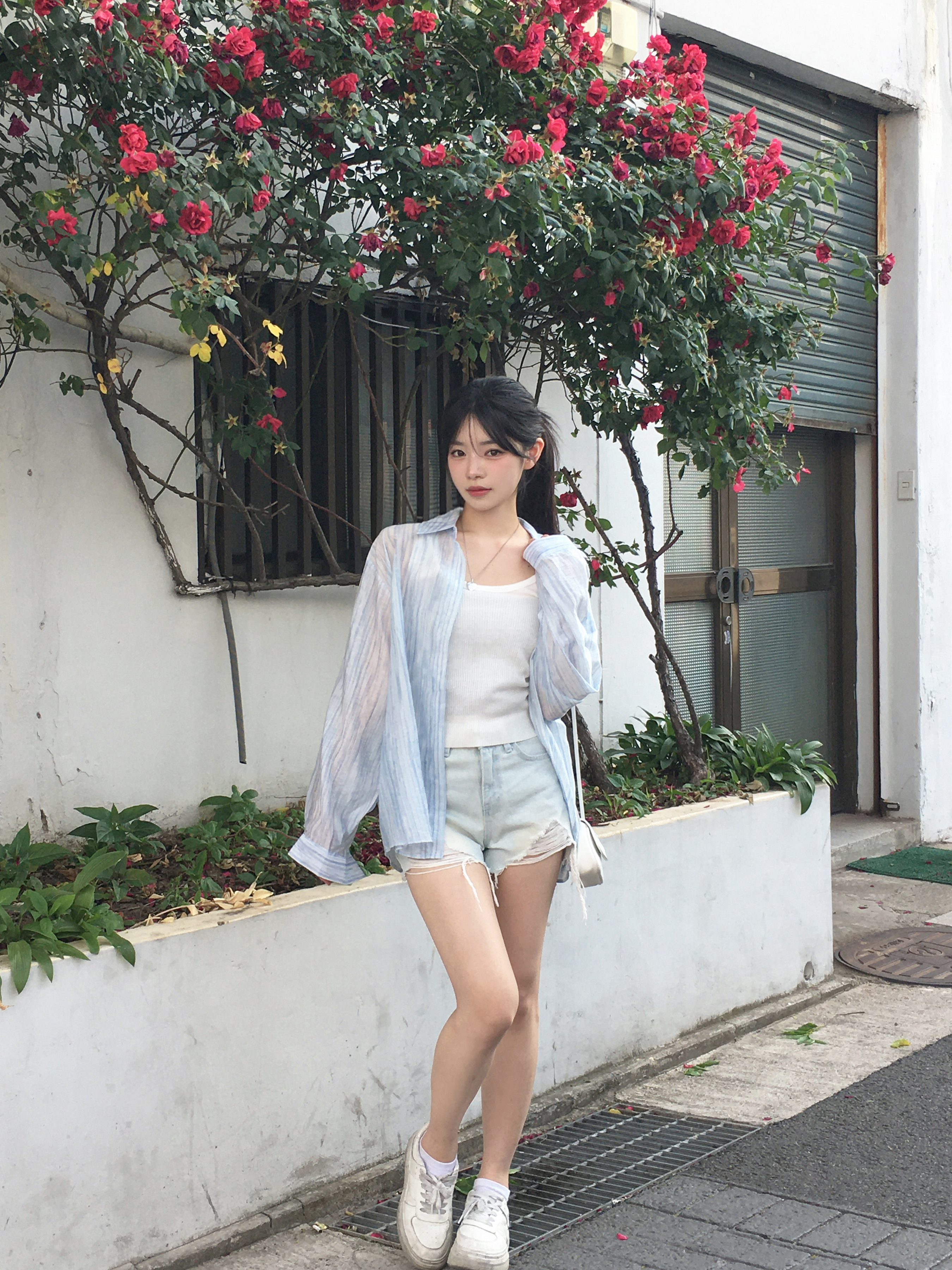 ダメージデニムショートパンツ | ファッション通販サイト NUGU