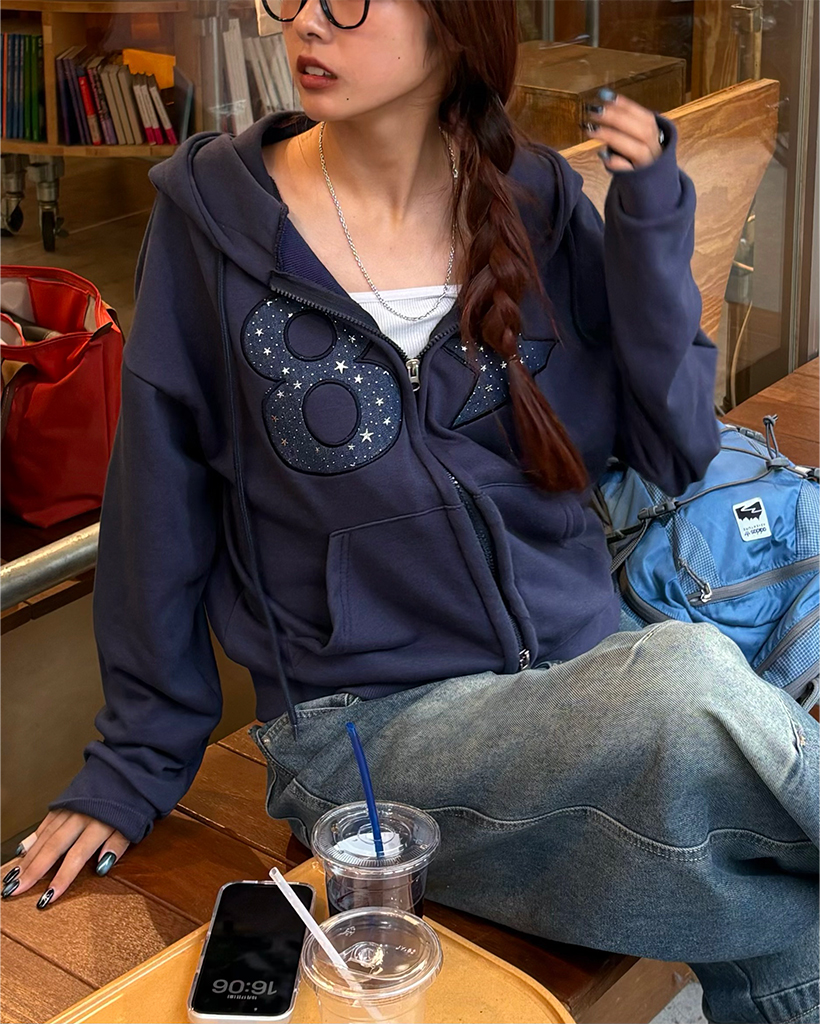 DIOR ネイビー フード付きパーカー 中古・古着通販】Christian Dior (クリスチャン ディオール) CD