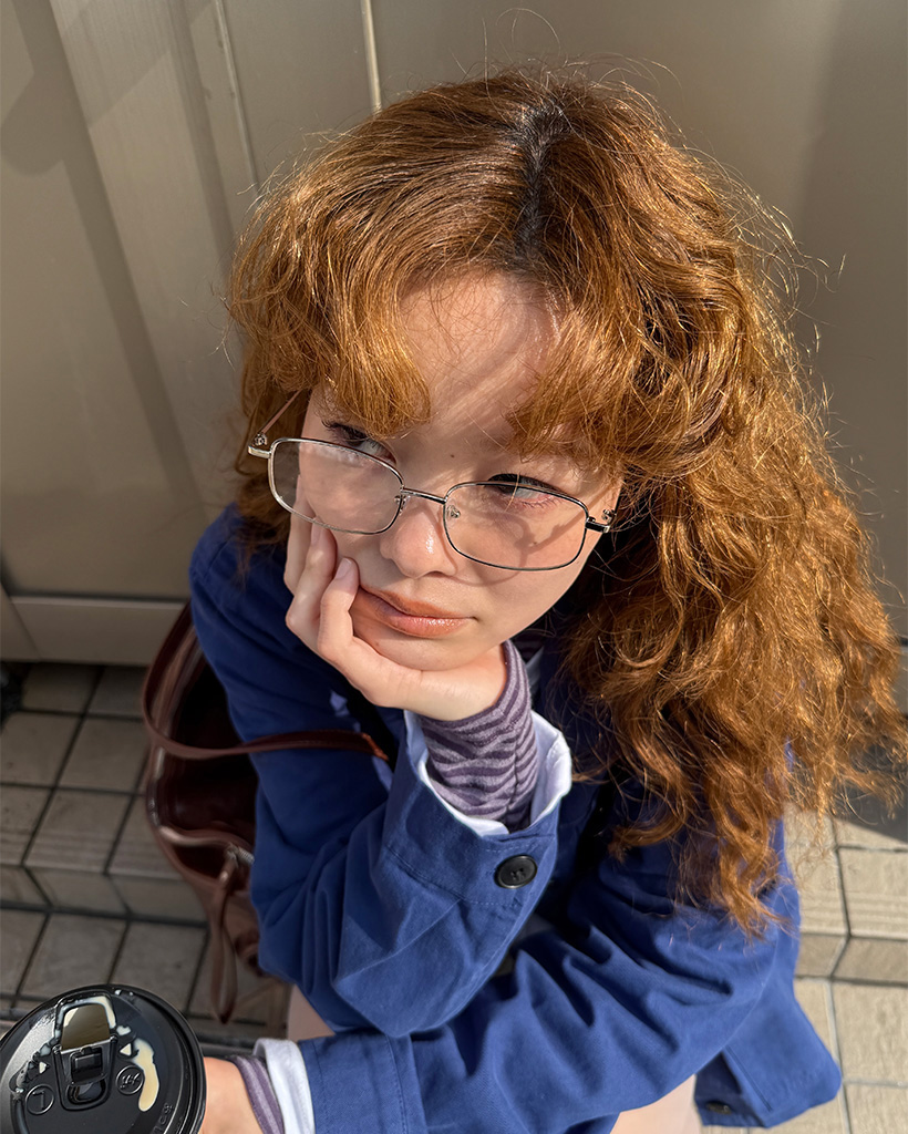 スクエアメタルシンプルメガネ