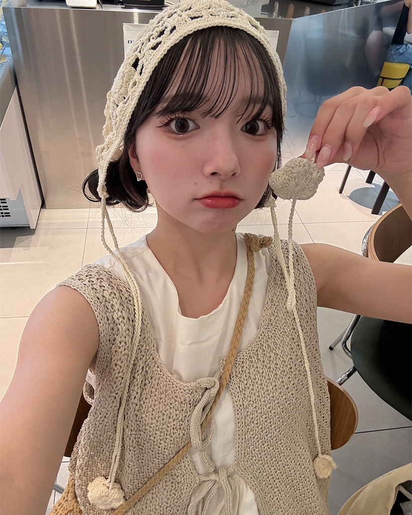 2WAYダブルリボンニットベスト | ファッション通販サイト NUGU