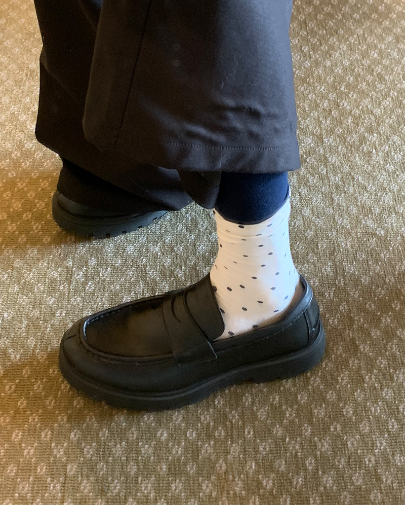 ドットパターンソックス