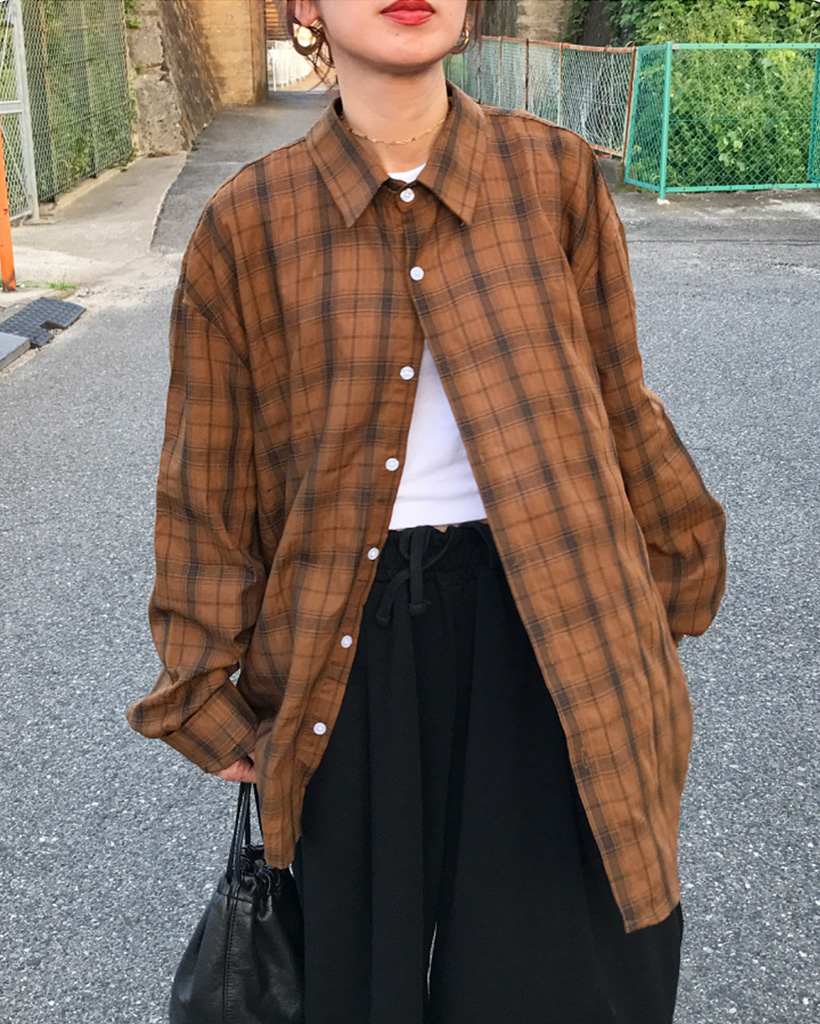 KIDILL 【新品】Chaos Oversize Shirts チェック　長袖 KIDILL おすすめ人気商品一覧 通販 - Yahoo!ショッピング