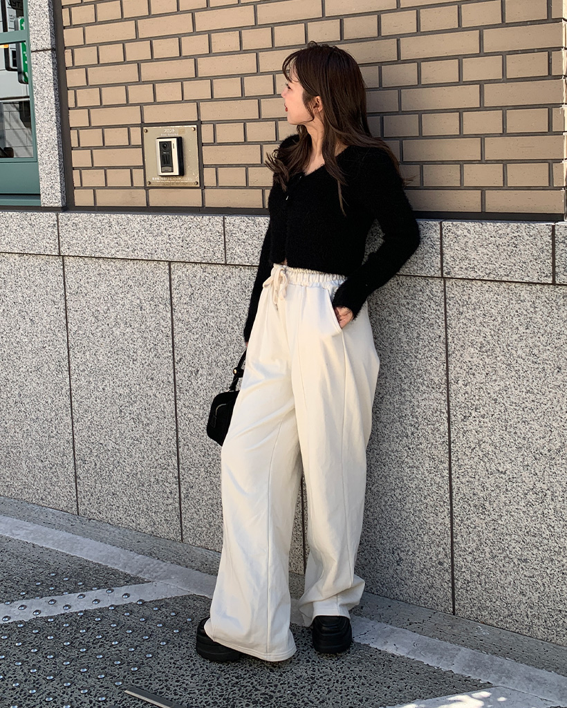 無地ウエストゴムスウェットパンツ | ファッション通販サイト NUGU