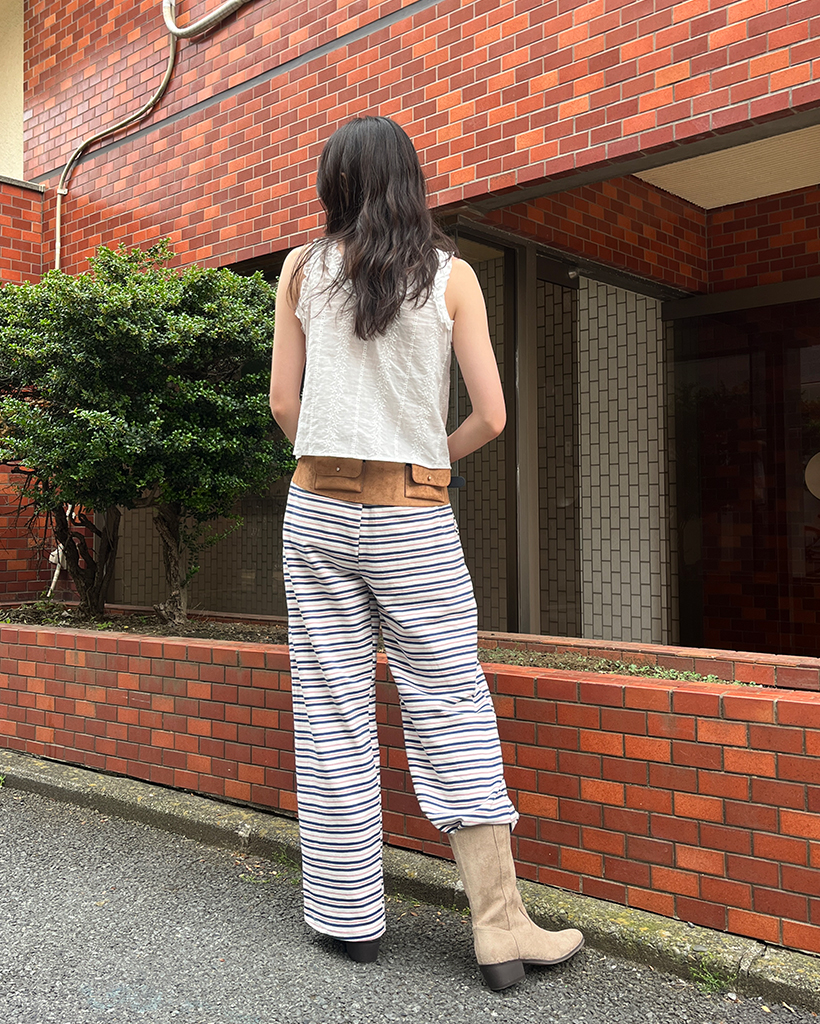 美味しいものが好き　ホワイト/細目のボーダー 楽天市場】【春新作】ボーダーTシャツ / 公式 CUBE SUGAR パイル