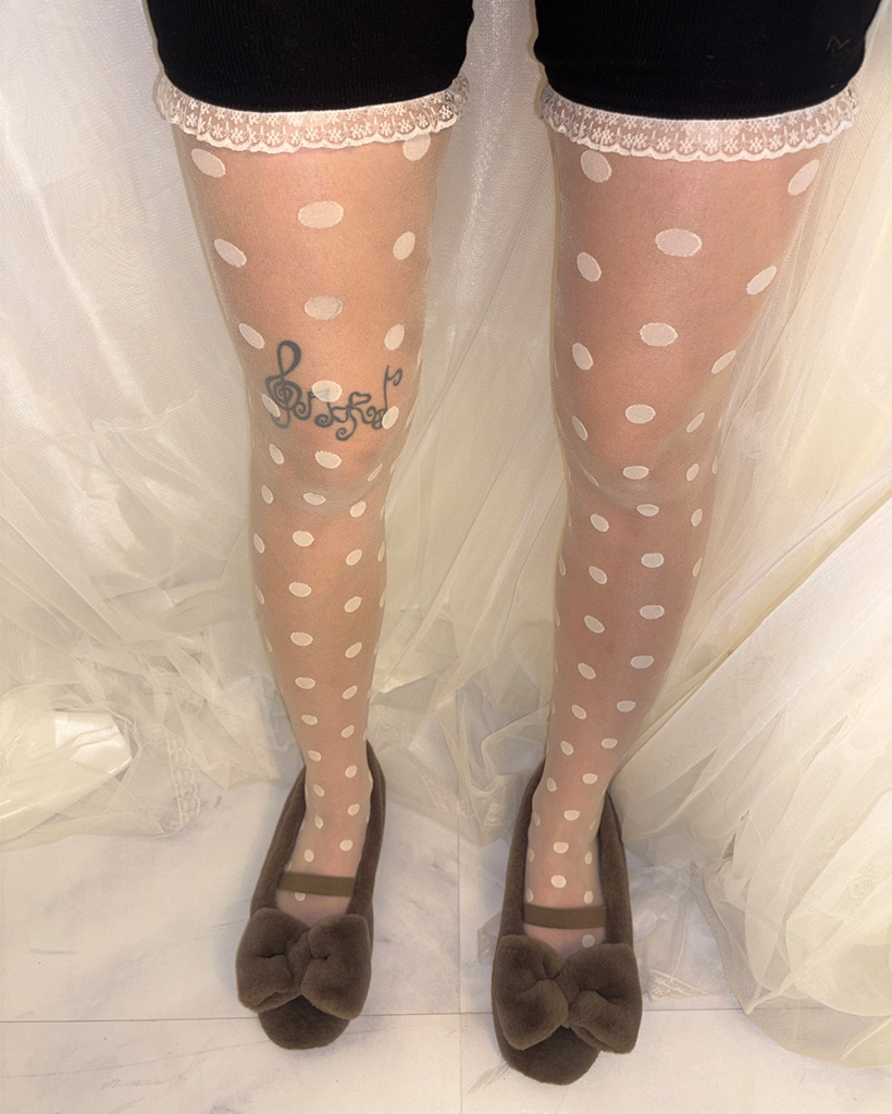 ボルカドットストッキング