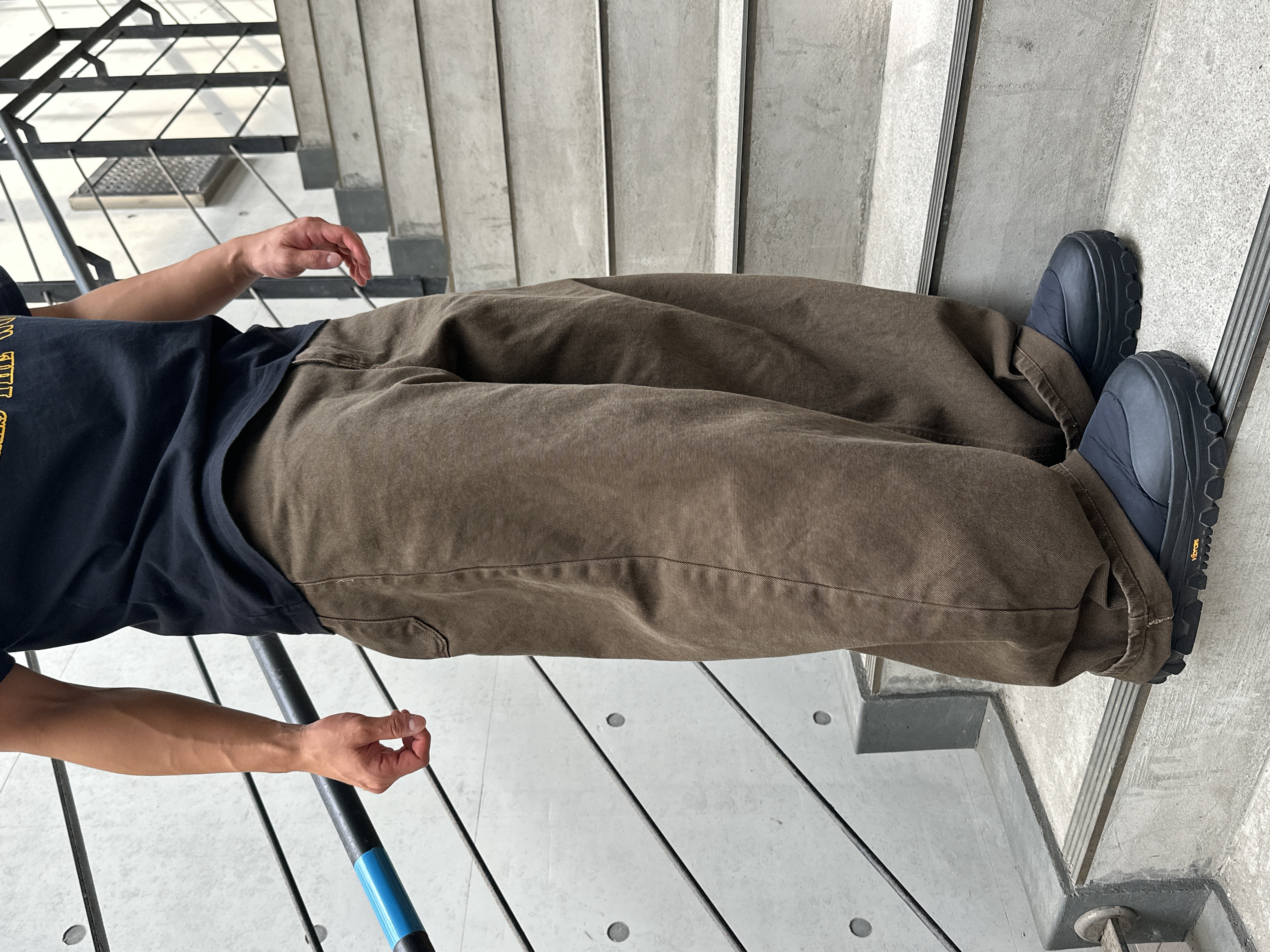 ヴィンテージウォッシュワイドカーブデニムパンツ | ファッション通販