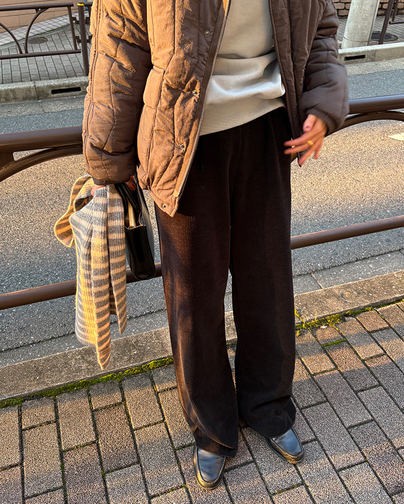 ウエストドローストリングベロアパンツ | ファッション通販サイト NUGU