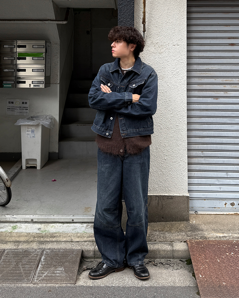 アンバランスフラップポケットデニムジャケット | ファッション通販