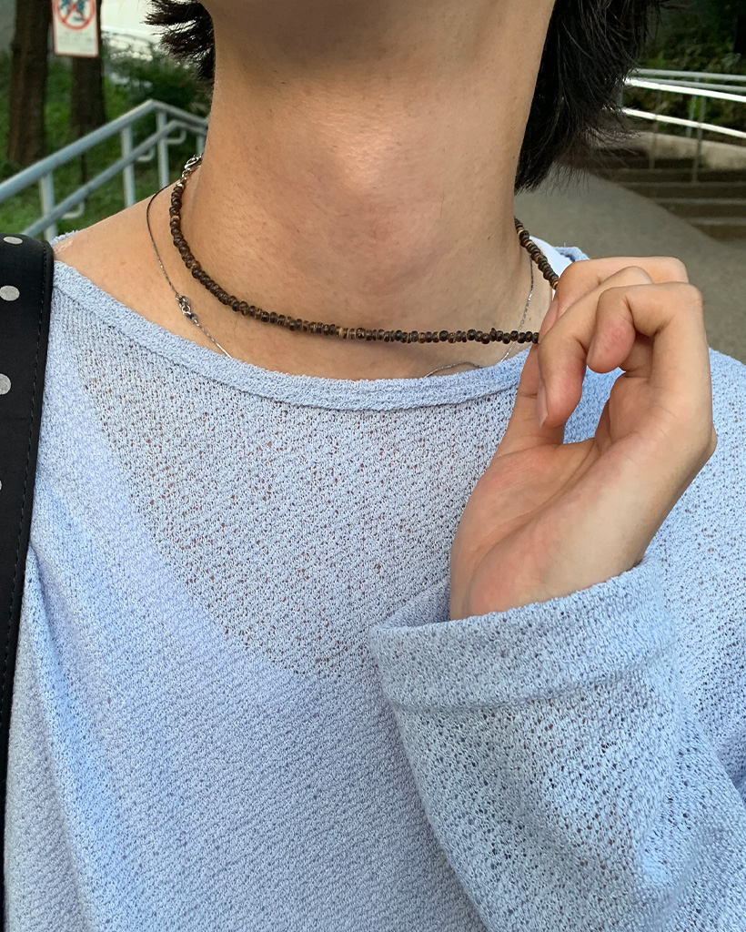 ボヘミアンポイントネックレス