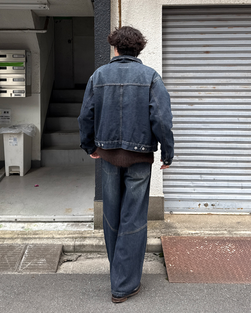 アンバランスフラップポケットデニムジャケット | ファッション通販