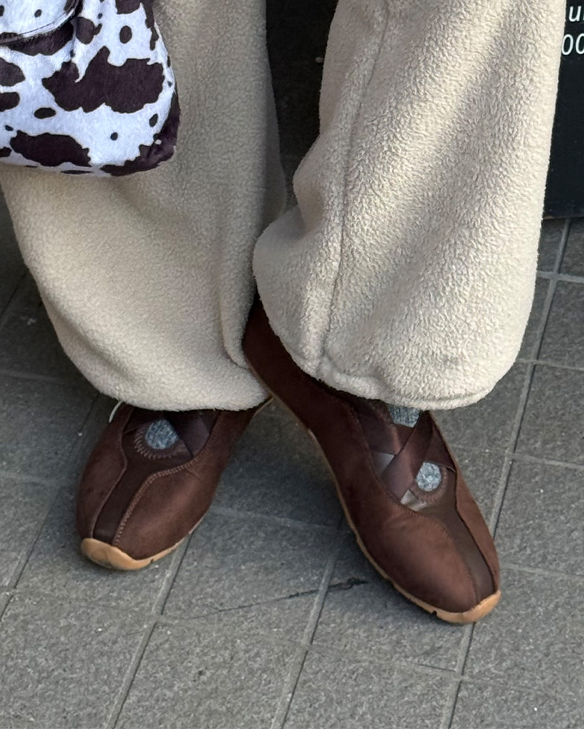 Xバンディングメリージェーンスニーカー