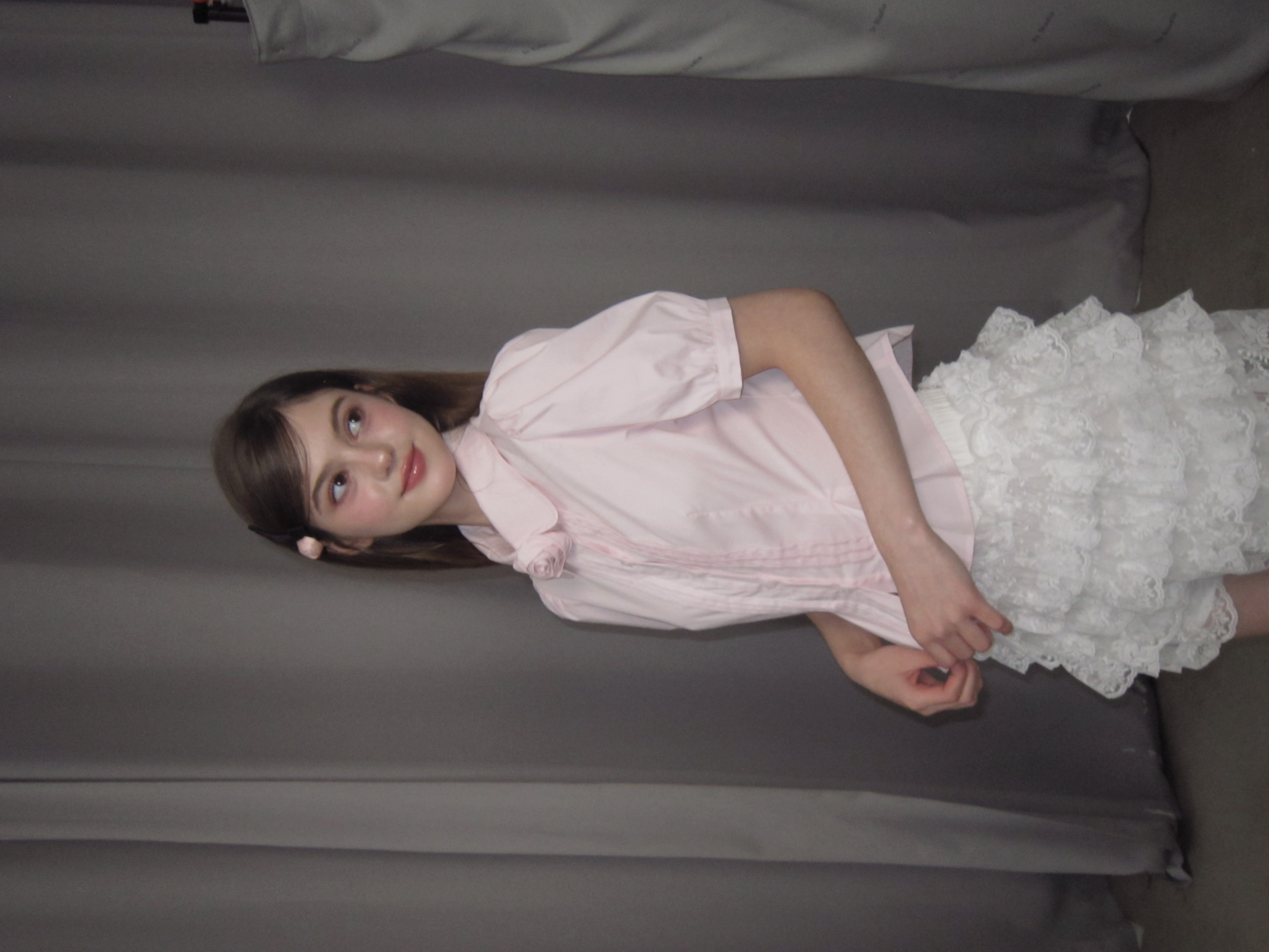 Rose accent shirt blouse | ファッション通販サイト NUGU