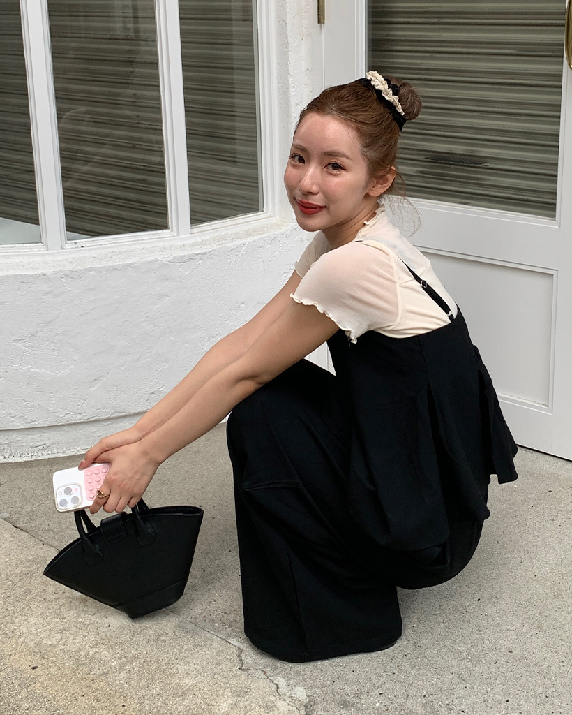 ピンタック キャミ ワイドパンツ セットアップ 7／29までの限定価格】【WEB限定】多種ボタンキャミ＋ワイド