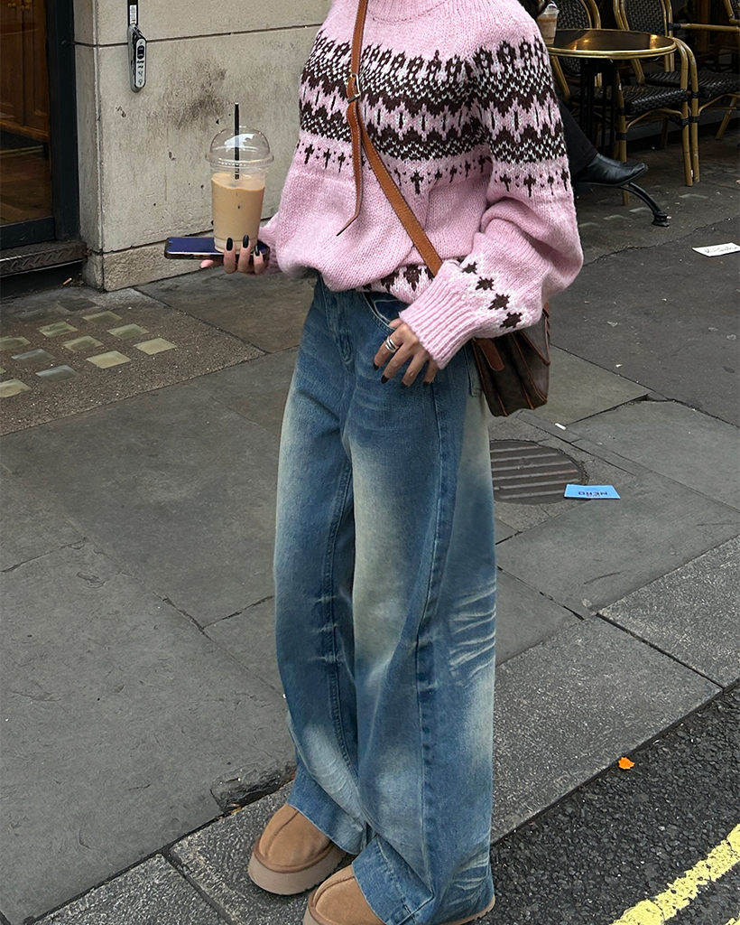 あきゅらいず ユニークヒゲウォッシュローライズデニムパンツ | ファッション通販