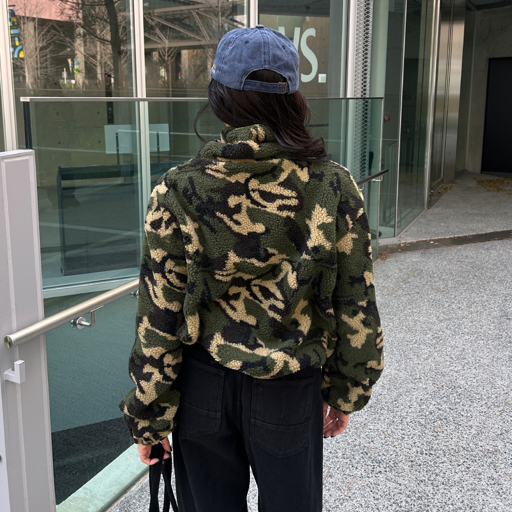 迷彩柄ボアアノラック | ファッション通販サイト NUGU