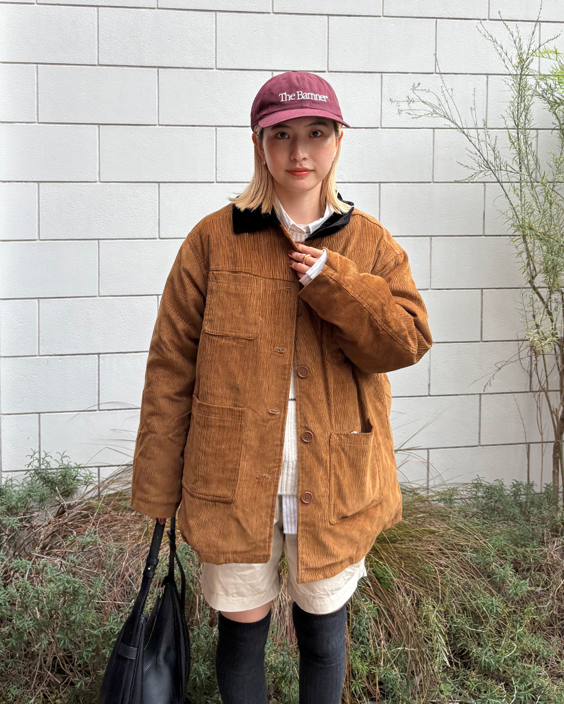 コーデュロイチェックライニングバブアージャケット | ファッション