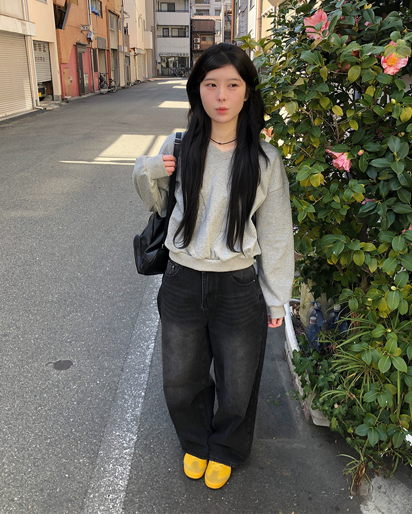 ヴィンテージワイドデニムパンツ