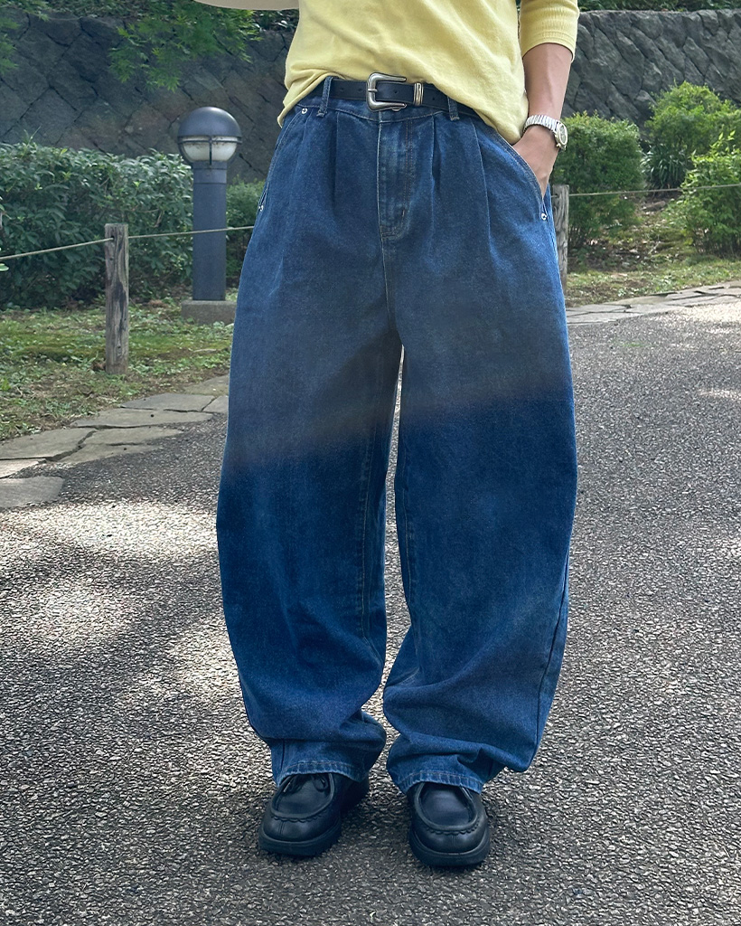 BELIEVE ダークデニム ワイドパンツ IMG_7152_m7EBIwp.jpg