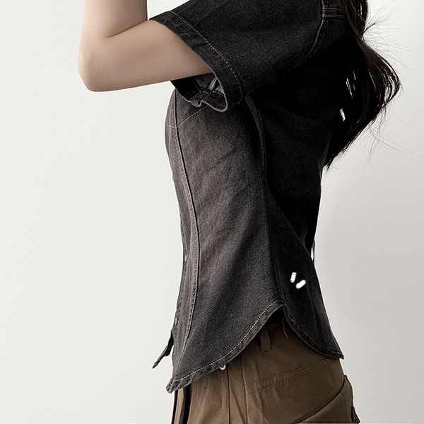 デニム半袖シャツ | ファッション通販サイト NUGU