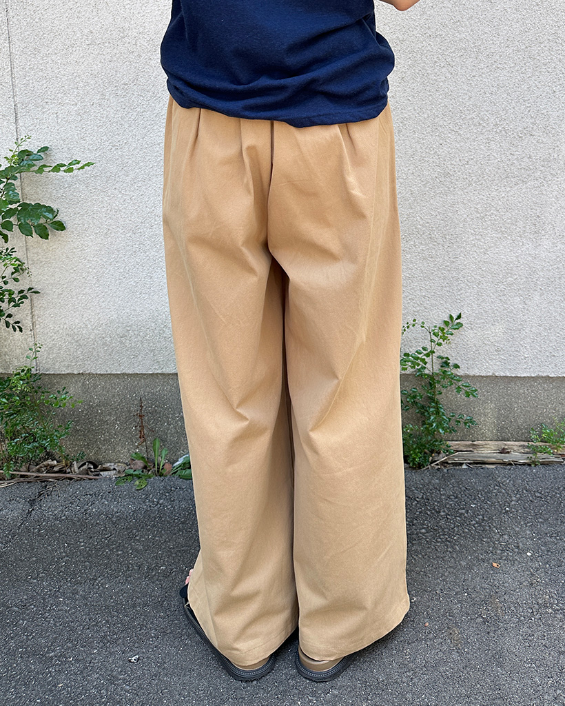 【HUECLOSET】 ★新商品★ トム ワイド コットン パンツ ベルト付きコットンワイドパンツ | ファッション通販サイト NUGU
