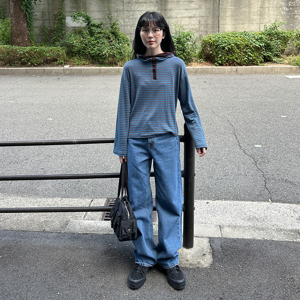 noooobuページ デイリーワイドデニムパンツ | ファッション通販サイト NUGU