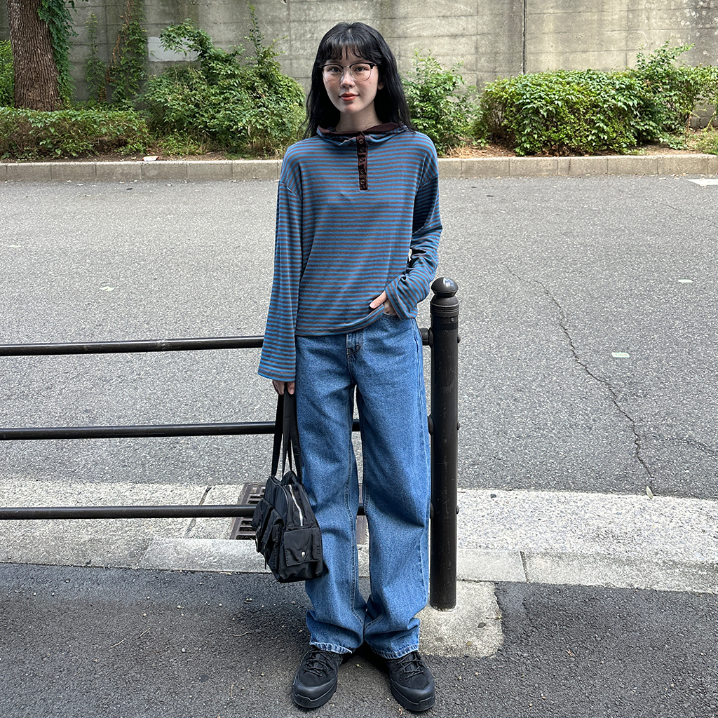 デイリーワイドデニムパンツ | ファッション通販サイト NUGU