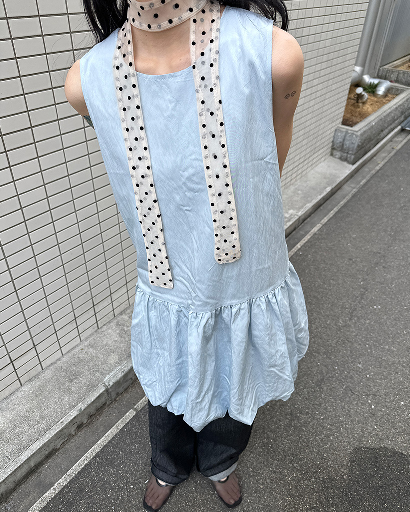 ebagos エバゴス　Amu Amu クロッシェ•ドットスカーフ ドットチョーカースカーフ | ファッション通販サイト NUGU