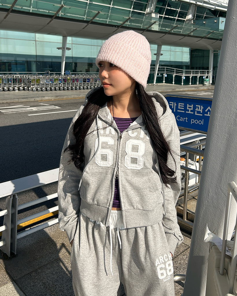 68パッチクロップドパーカー | ファッション通販サイト NUGU