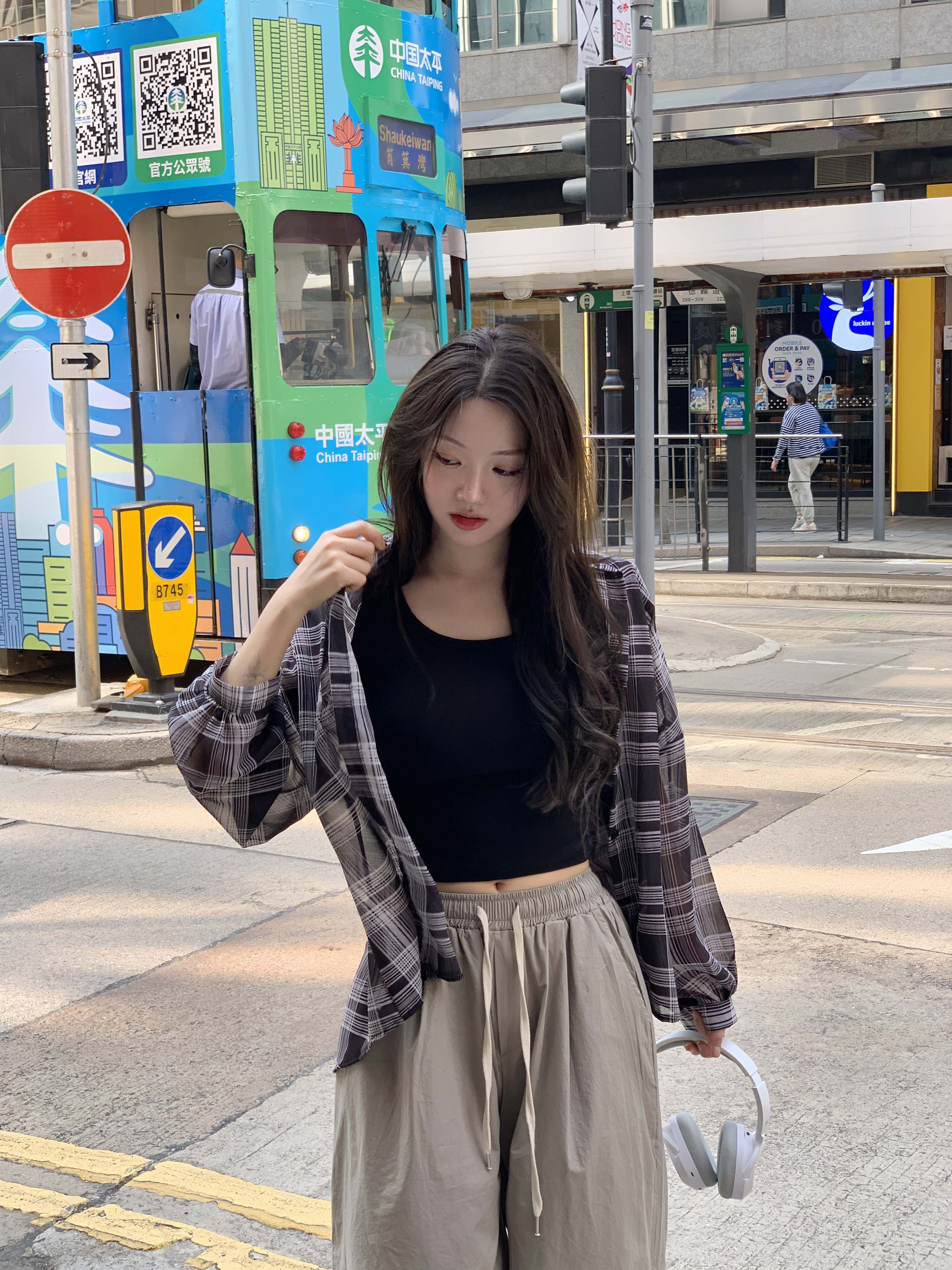 シースルーチェックシャツ | ファッション通販サイト NUGU