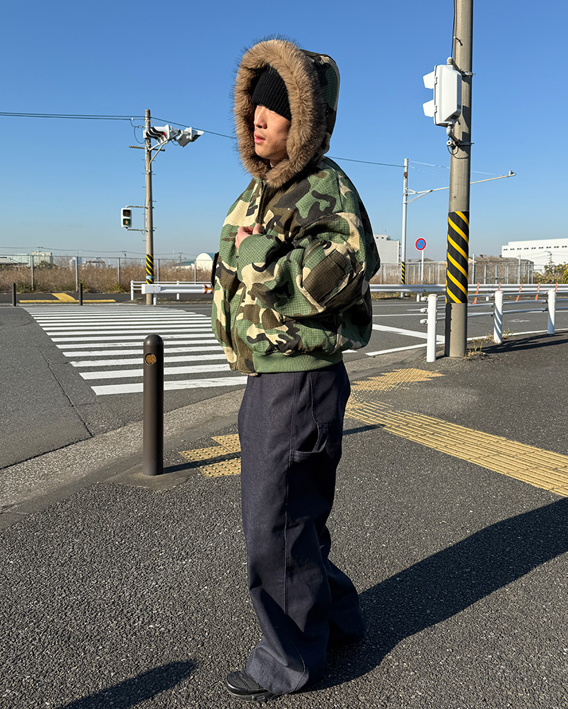 迷彩リバーシブル ファージャケット | ファッション通販サイト NUGU