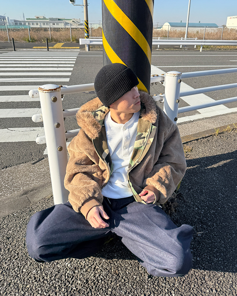 迷彩リバーシブル ファージャケット | ファッション通販サイト NUGU