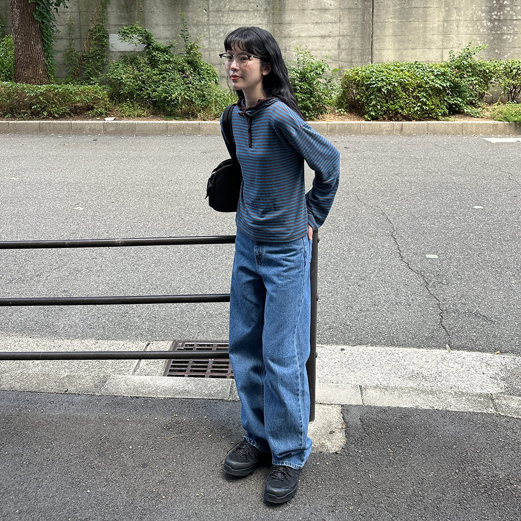 Lig. ワイドデニム デイリーワイドデニムパンツ | ファッション通販サイト NUGU