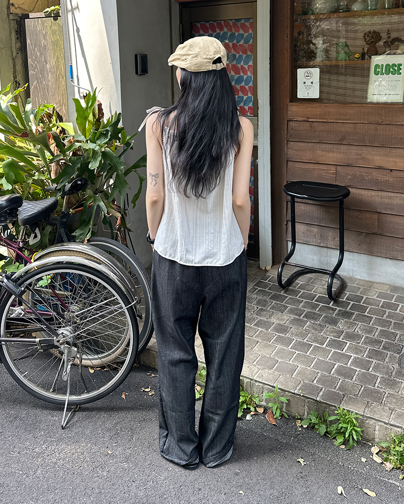 itimi josh and he yang キャミソール Design neck カップインキャミソール（キャミソール）｜Ezick