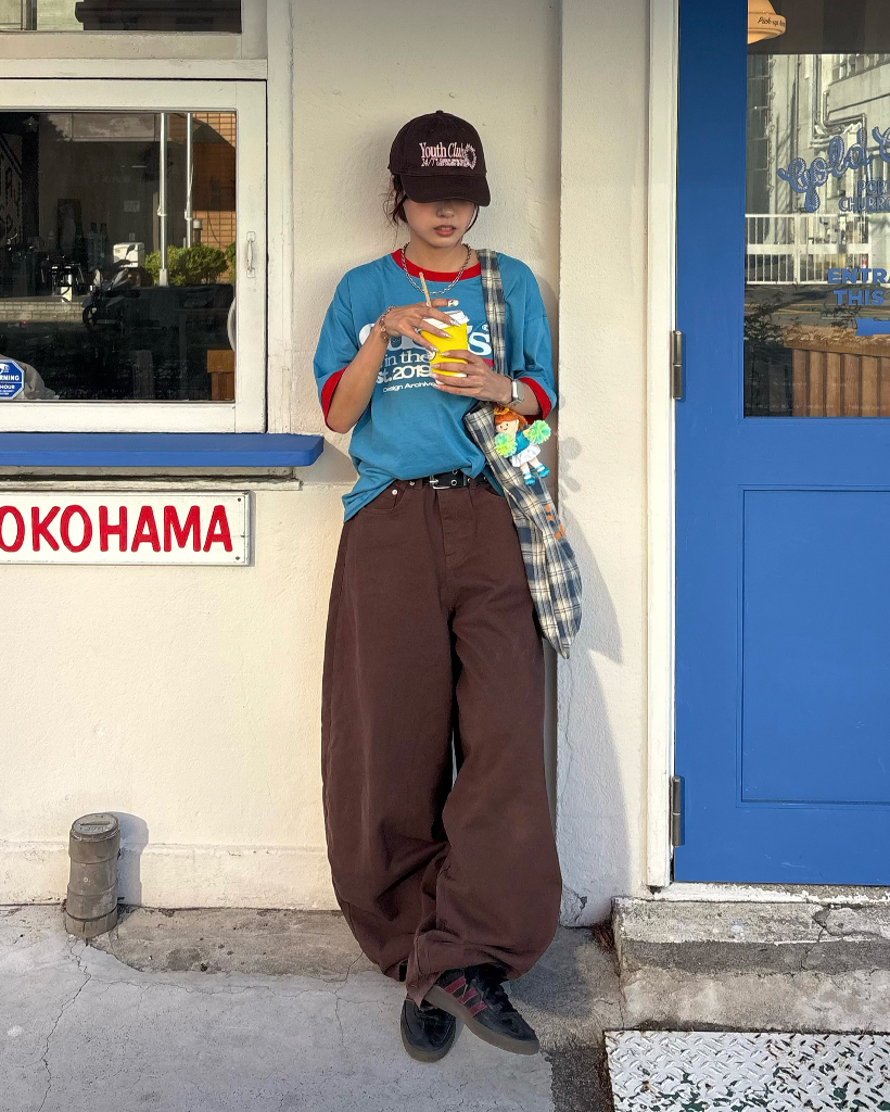 オローネ　バルーンパンツ　ウォールナット　ブラウン オローネ バルーンパンツ(春夏) | オローネ | TANDEY ONLINE STORE
