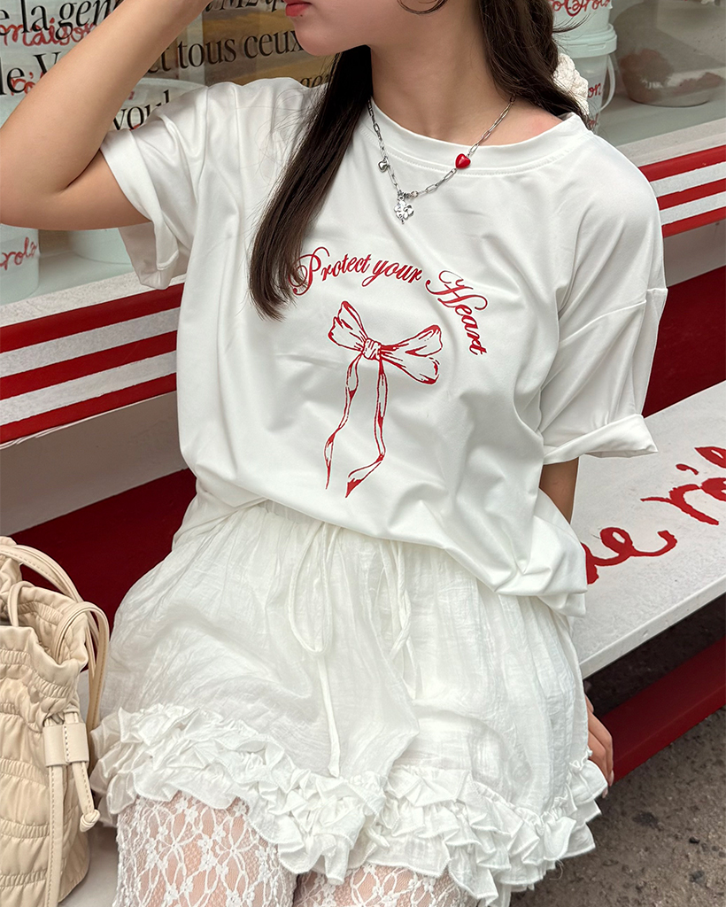 cccmalieシーマリー　キャップスリーブ半袖ブラウスFリボンスカーフ使用可能 cccmalieシーマリー キャップスリーブ半袖ブラウスFリボンスカーフ使用可能