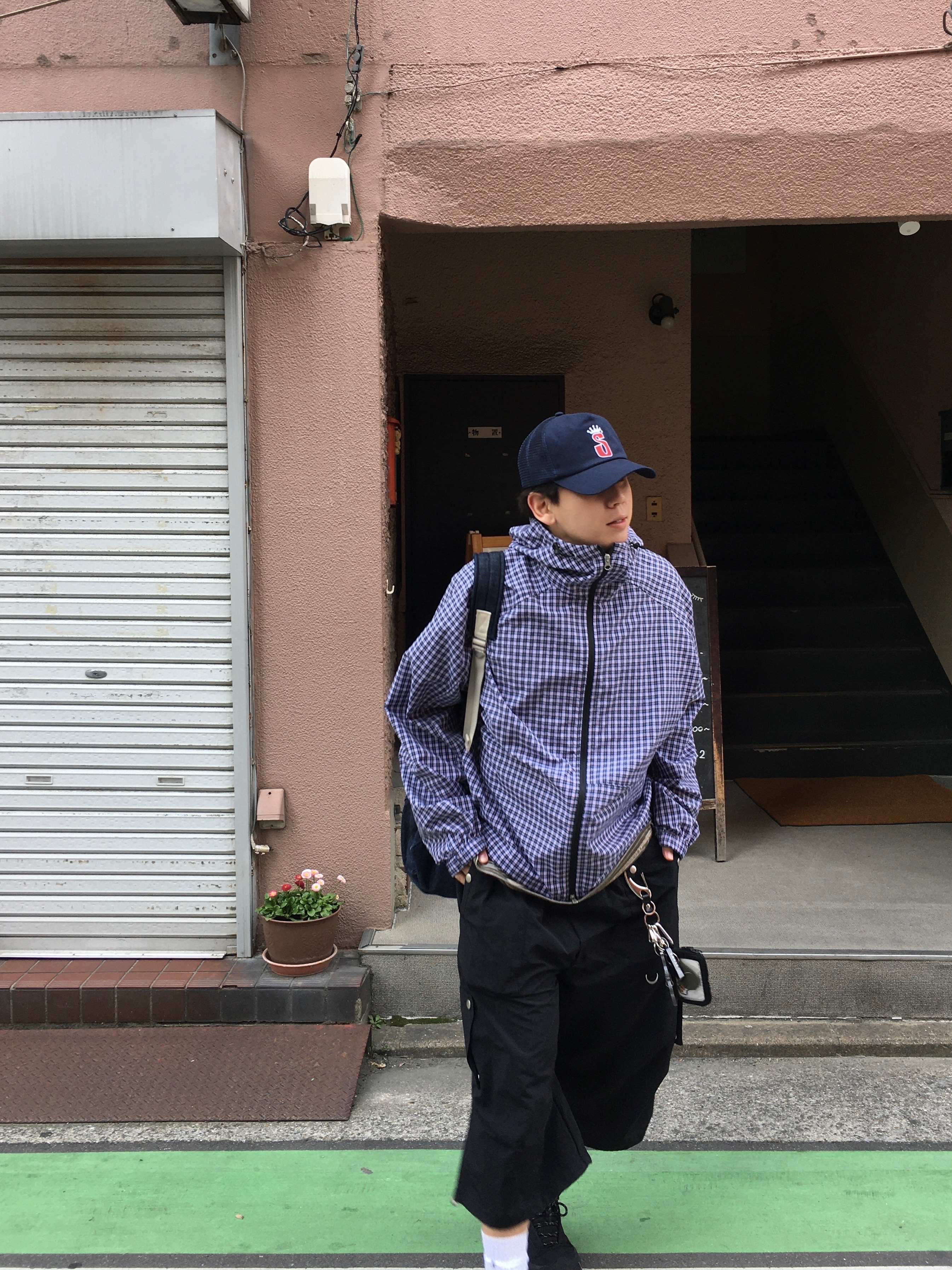 BoTT チェック柄 マウンテンパーカー Mサイズ BoTT チェック柄 マウンテンパーカー Mサイズ