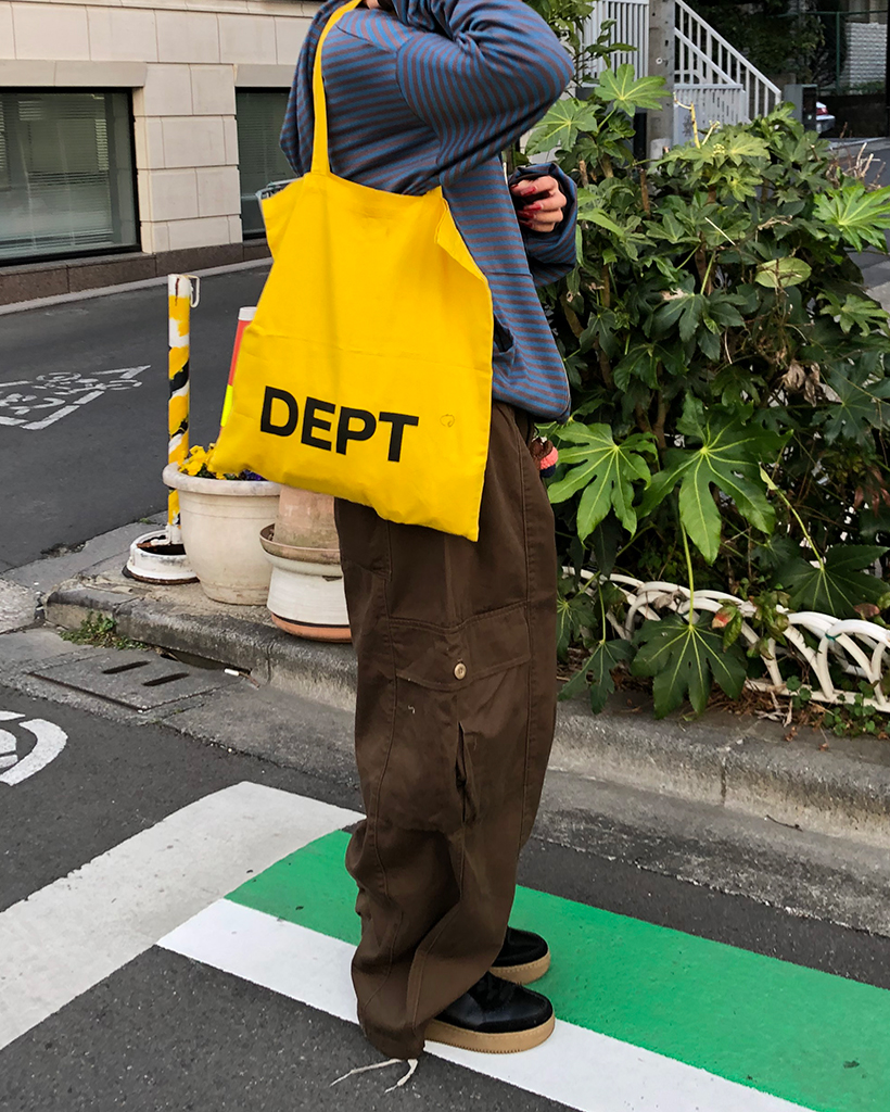 ユニセックス）ウエストストリングバルーンカーゴパンツ