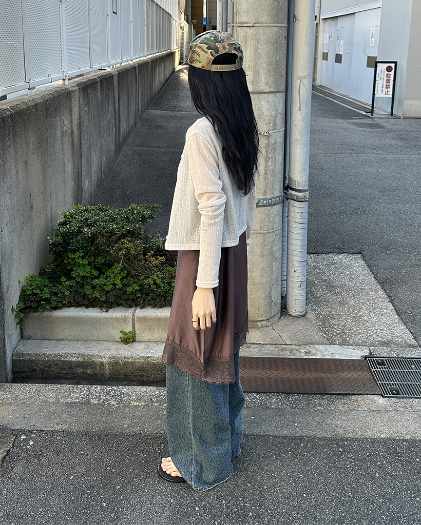 23区　モカブラウンベージュ　レース　ノースリーブ　ワンピース レースノースリーブワンピース | ファッション通販サイト NUGU