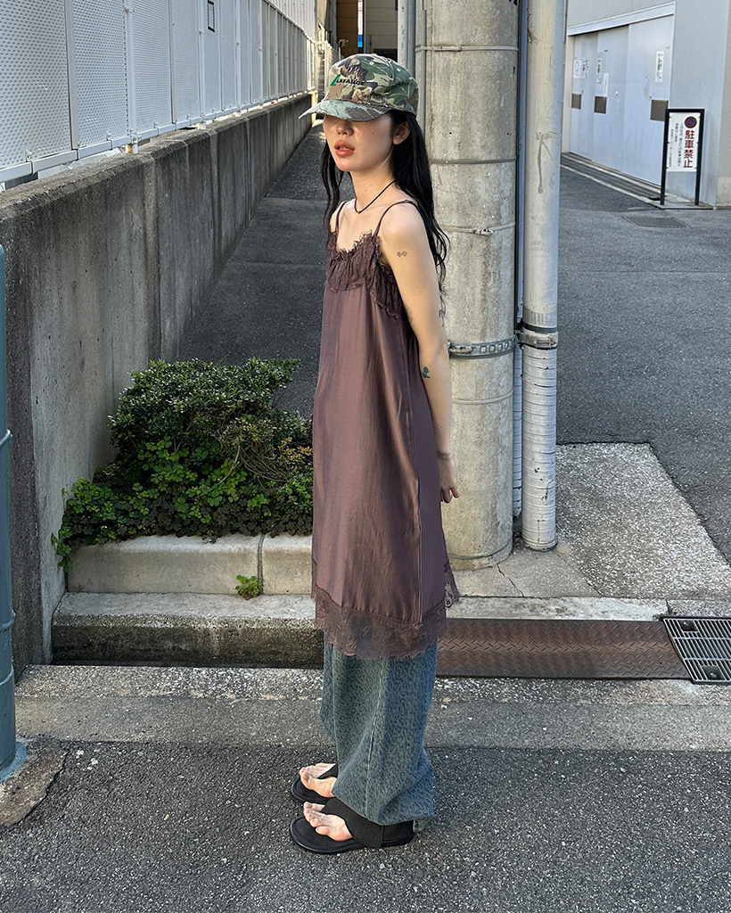 23区　モカブラウンベージュ　レース　ノースリーブ　ワンピース レースノースリーブワンピース | ファッション通販サイト NUGU