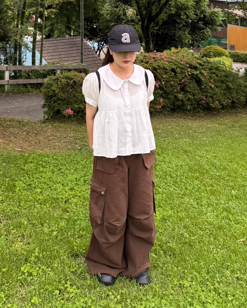 パンツ yabuki ビッグポケットコットンワイドパンツ | ファッション通販サイト NUGU