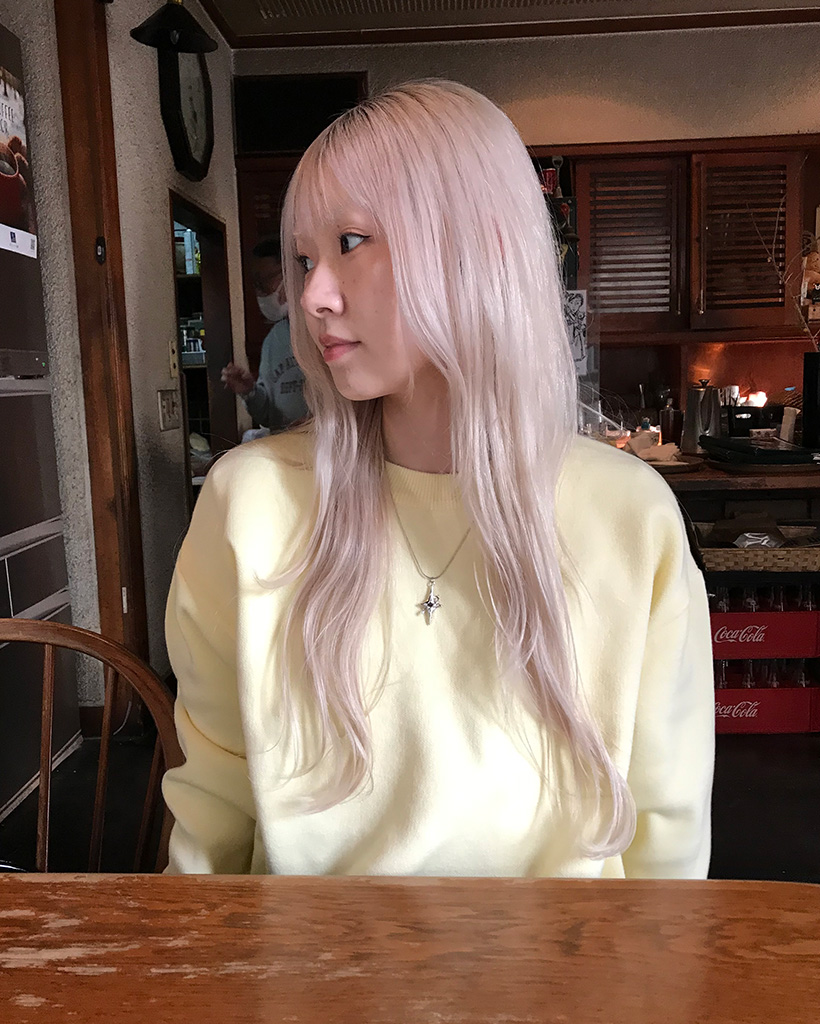 ラウンドネックデイリーニット