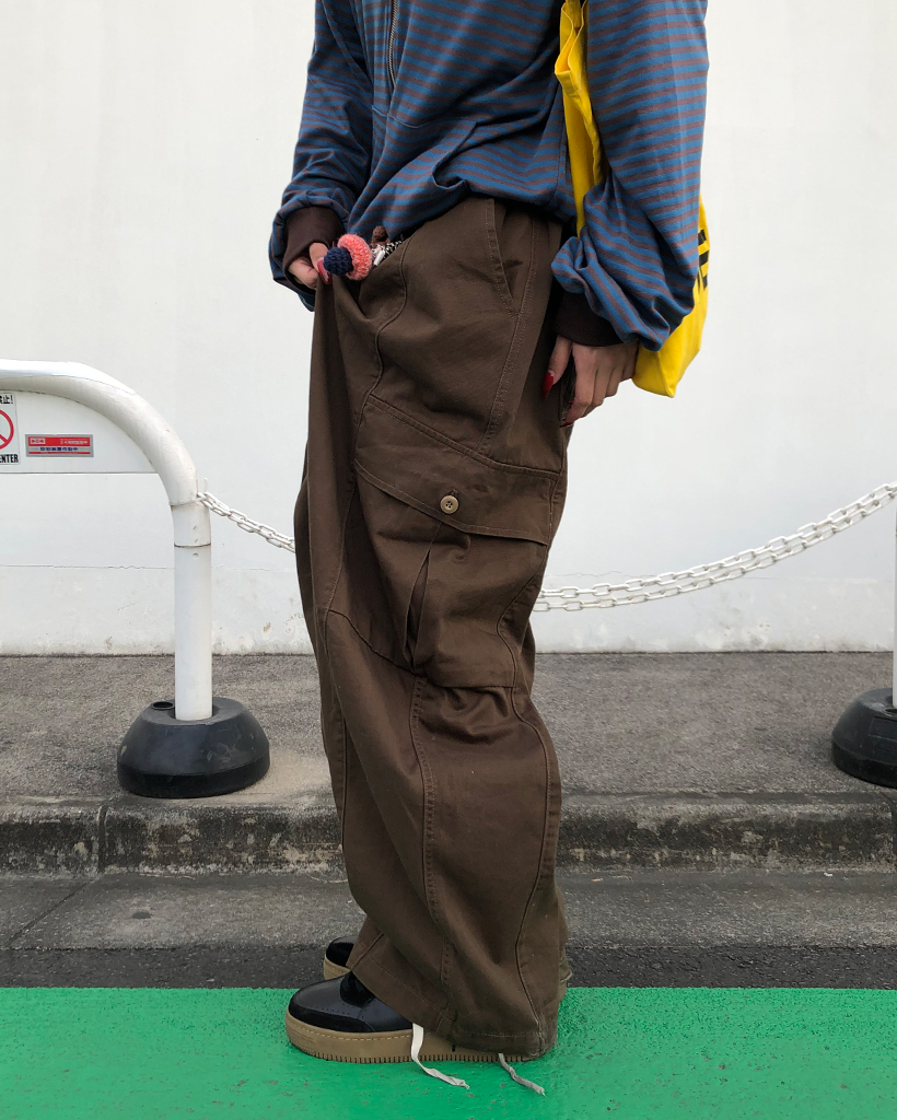 HUF XLサイズ　2WAY バルーンカーゴパンツ　ダークネイビー ワンフォークロージング 1111clothing 極太 カーゴパンツ メンズ