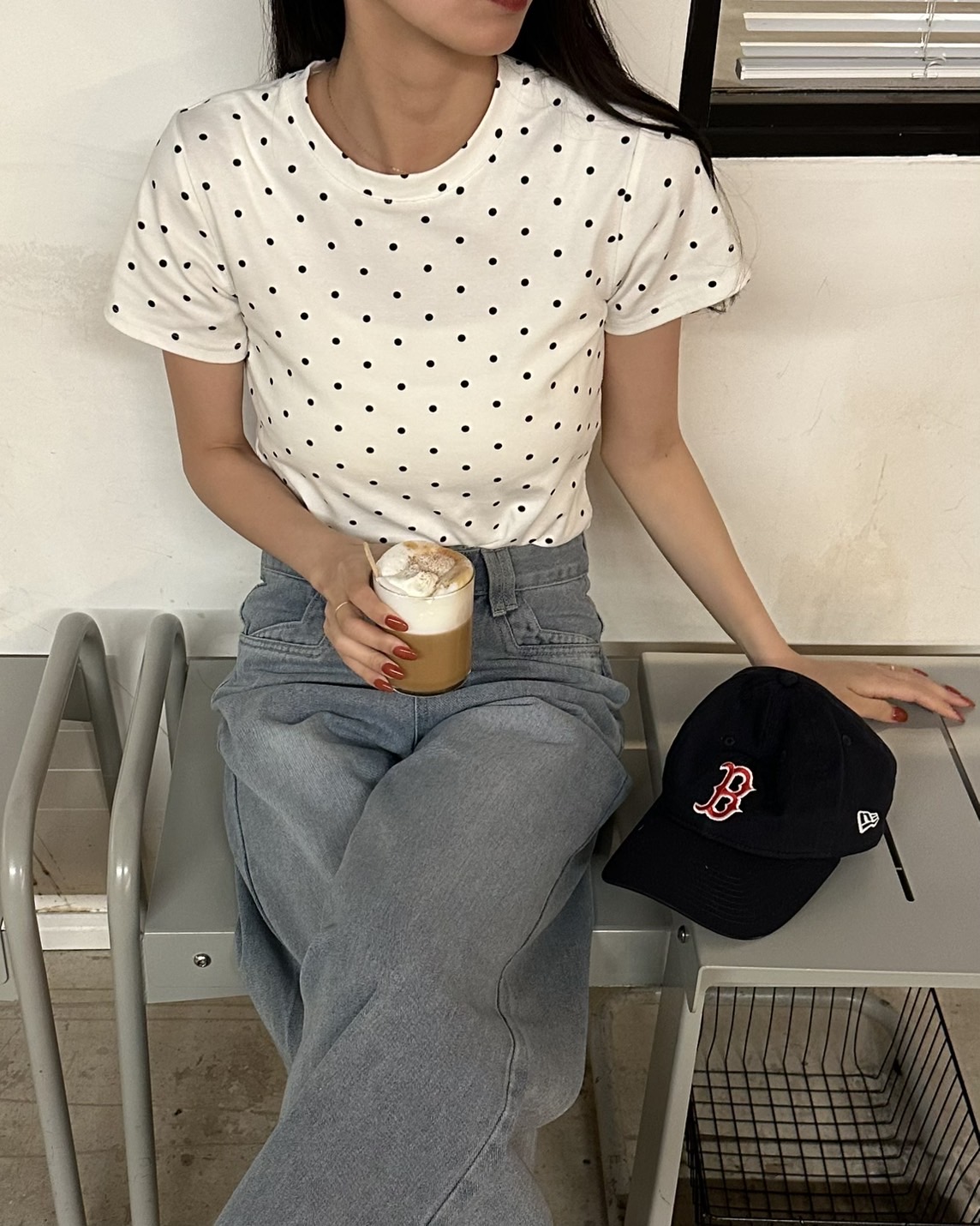 【Ｍ】UTAA ゴルフシャツ　夏ユタ トップス 波線模様 ノースリーブ トップス トップイズム TopIsm ゴルフウェア レディース ゴルフ
