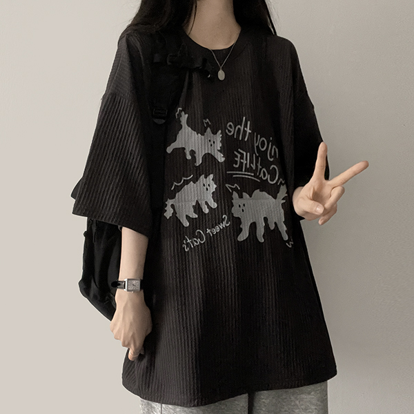 nito tシャツ ネコニット半袖Tシャツ | ファッション通販サイト NUGU