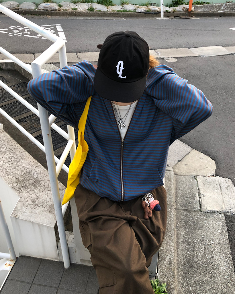 ボーダージップパーカー | ファッション通販サイト NUGU