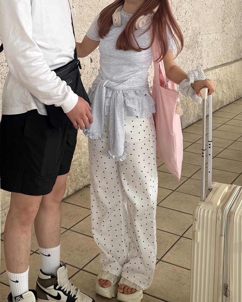 小花柄コットンワイドパンツ | ファッション通販サイト NUGU