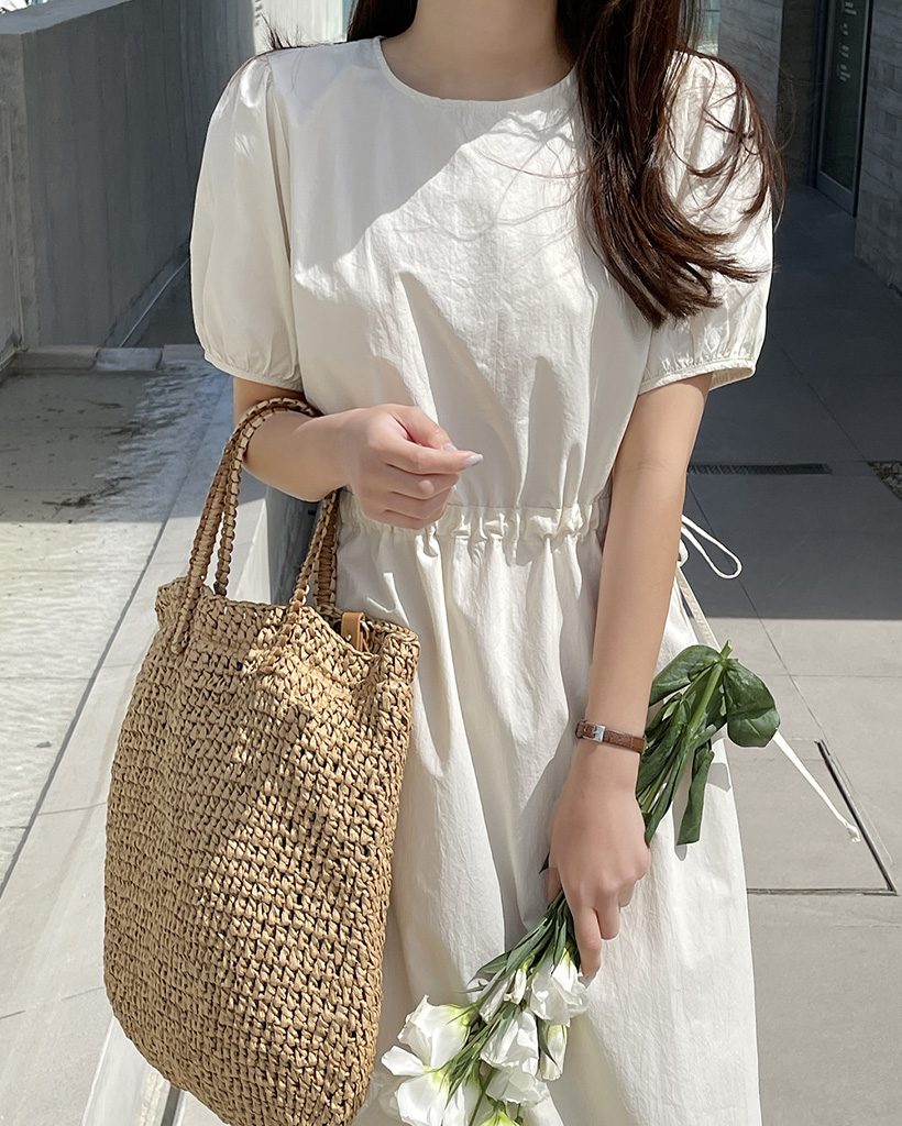 【オケージョン】[original/S-XL]ストリングワンピース