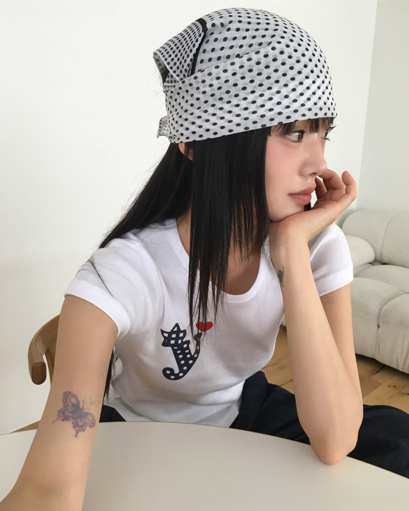 ドットプリント半袖Tシャツ | ファッション通販サイト NUGU